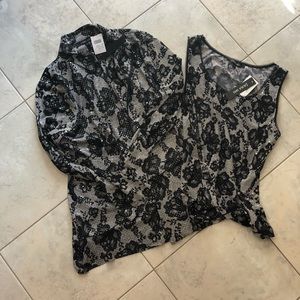 Laura Max two piece top set